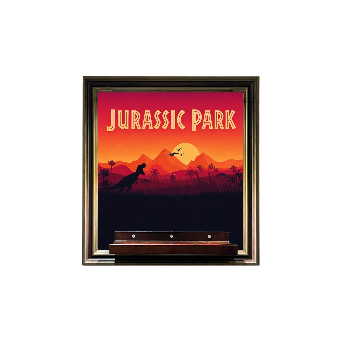 Wall Display Frame for LEGO® Jurassic World™ Dinosaur Fossils: Triceratops 77985