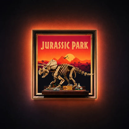 Wall Display Frame for LEGO® Jurassic World™ Dinosaur Fossils: Triceratops 77985