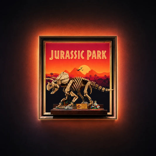 Wall Display Frame for LEGO® Jurassic World™ Dinosaur Fossils: Triceratops 77985