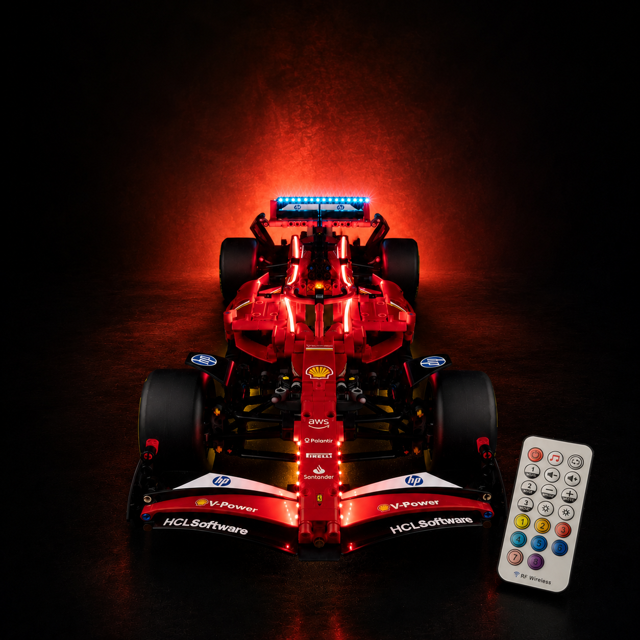 Premium-Wanddisplay kompatibel mit LEGO® Technic™ McLaren F1 42141 Stil D