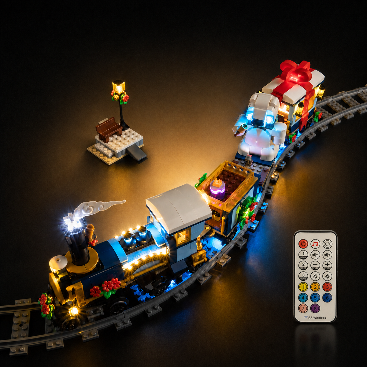 Light Kit Compatible with LEGO® Holiday Express Train Set 10361 — product image 6