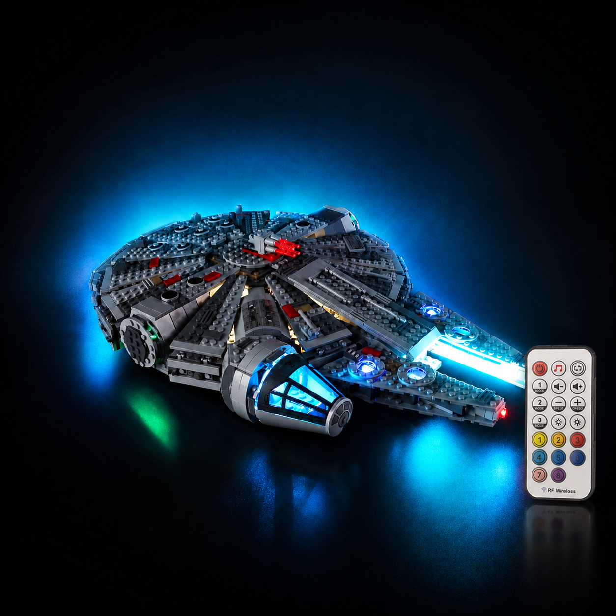 Premium-Wanddisplay kompatibel mit LEGO® Technic™ McLaren F1 42141 Stil D