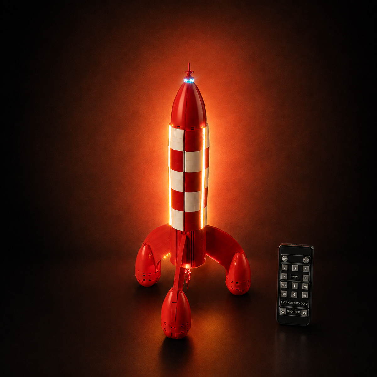 Light Kit Compatible with LEGO® Tintin® Moon Rocket Set 21367