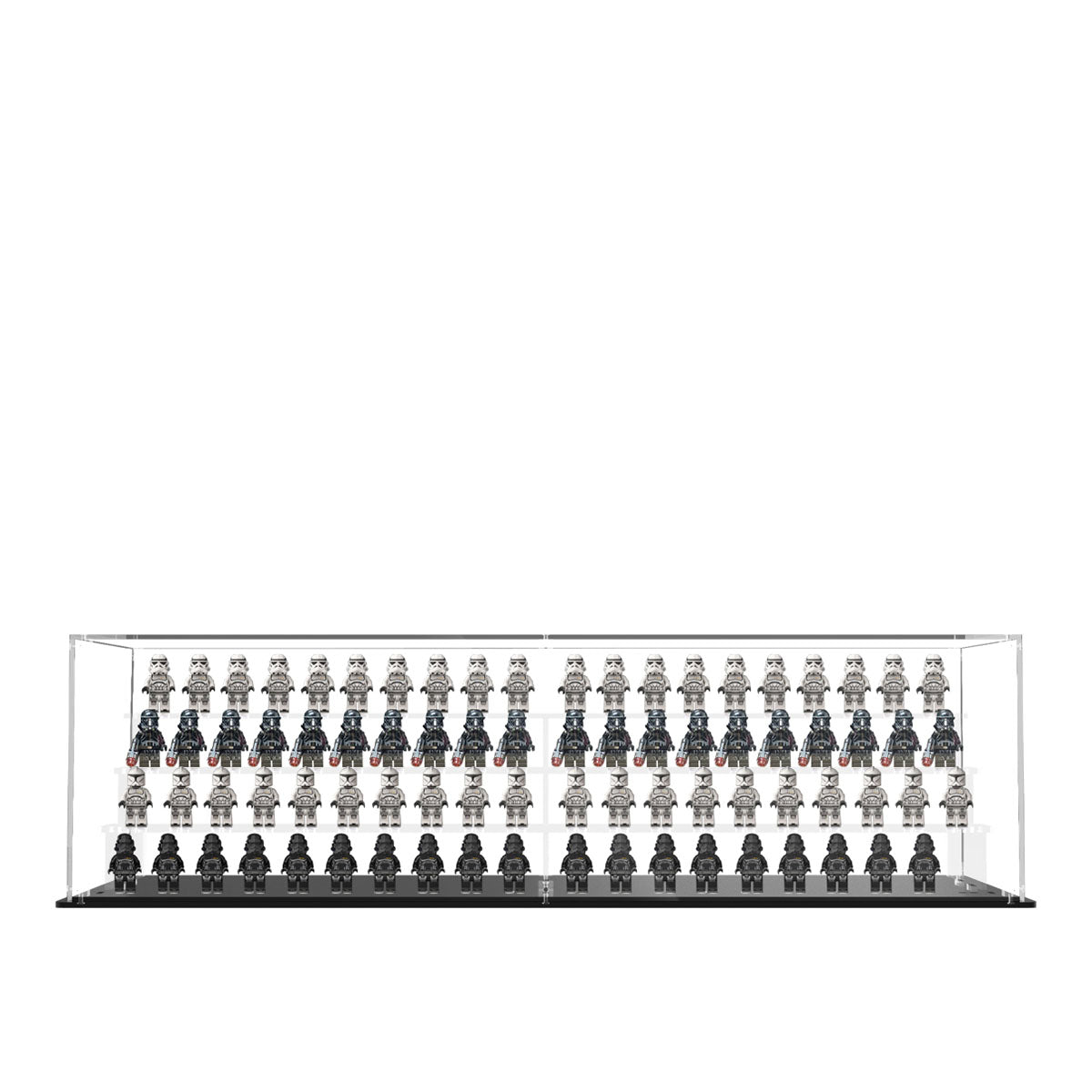 80 LEGO Minifigures Wall Display Case - brickzonehub