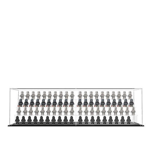 80 LEGO Minifigures Wall Display Case - brickzonehub