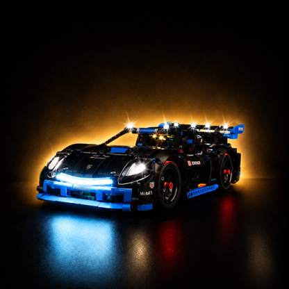 Premium-Wanddisplay kompatibel mit LEGO® Technic™ McLaren F1 42141 Stil D