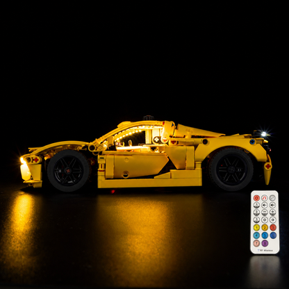 Premium-Wanddisplay kompatibel mit LEGO® Technic™ McLaren F1 42141 Stil D