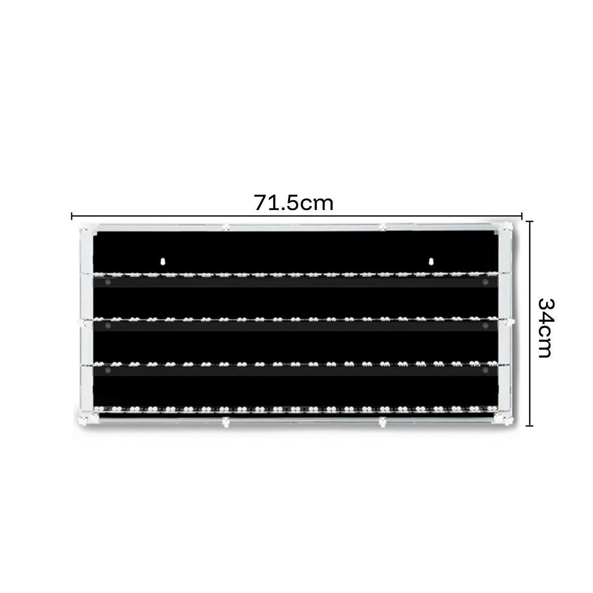 92 LEGO Minifiguren Wandvitrine