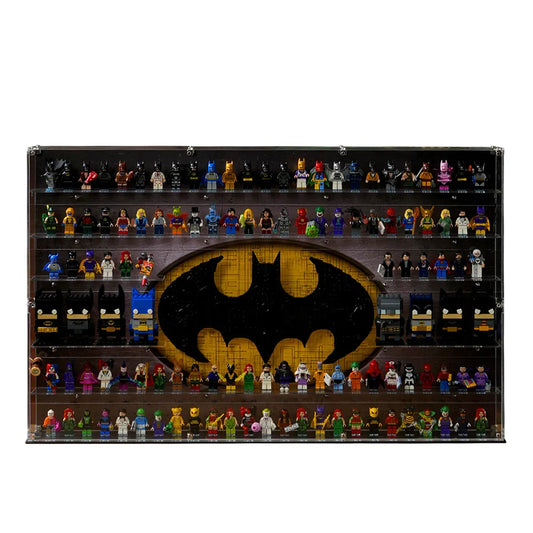 124 LEGO DC Minifigures Wall Display Case