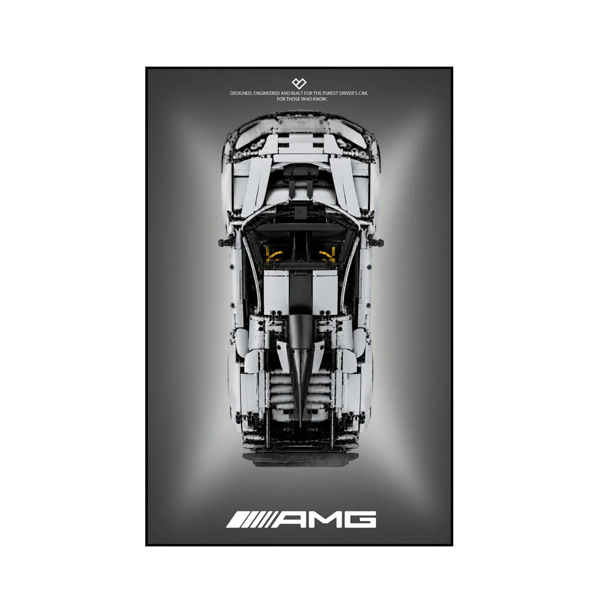 Wall Display Frame for CaDA Mercedes-AMG ONE