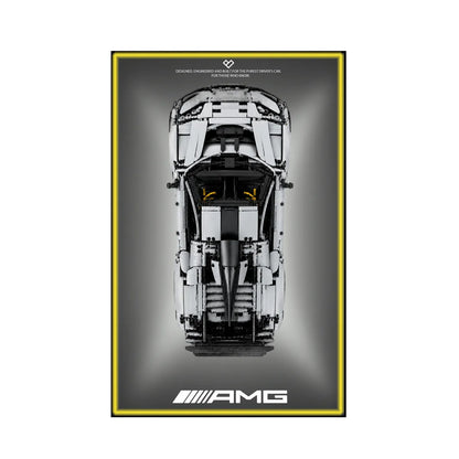 Wall Display Frame for CaDA Mercedes-AMG ONE