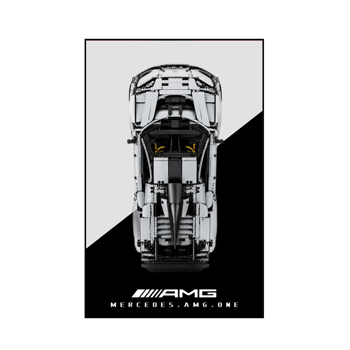 Wall Display Frame for CaDA Mercedes-AMG ONE