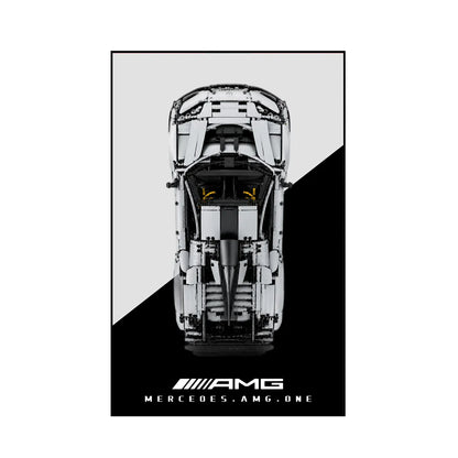 Wall Display Frame for CaDA Mercedes-AMG ONE