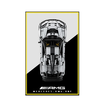 Wall Display Frame for CaDA Mercedes-AMG ONE