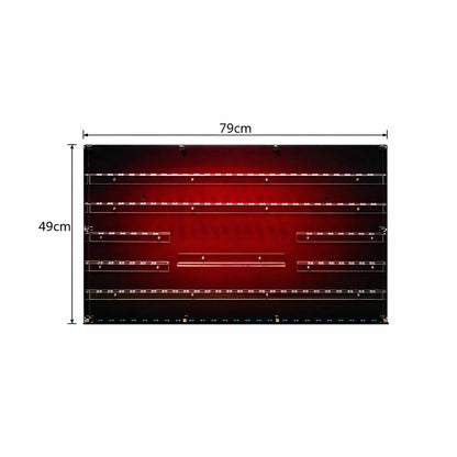 124 LEGO® Marvel Minifigures Wall Display Case