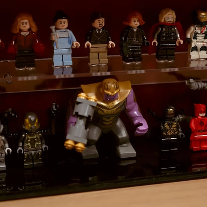 124 LEGO® Marvel Minifigures Wall Display Case