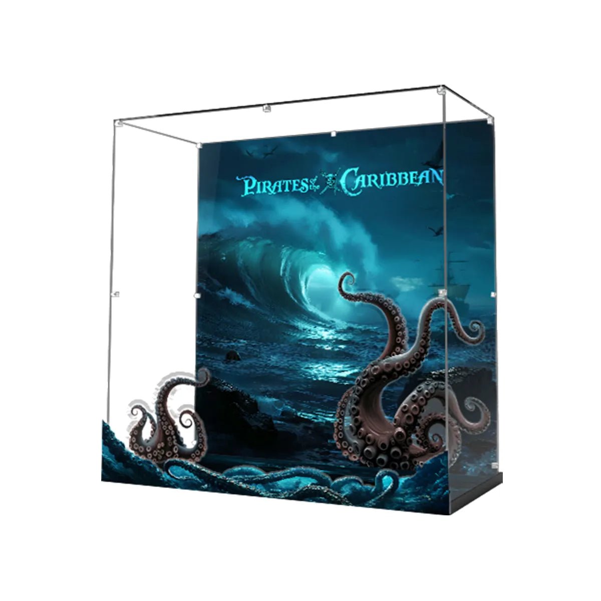 Acrylic Display Case Compatible with LEGO® Captain Jack Sparrow’s Pirate Ship 10365 - brickzonehub