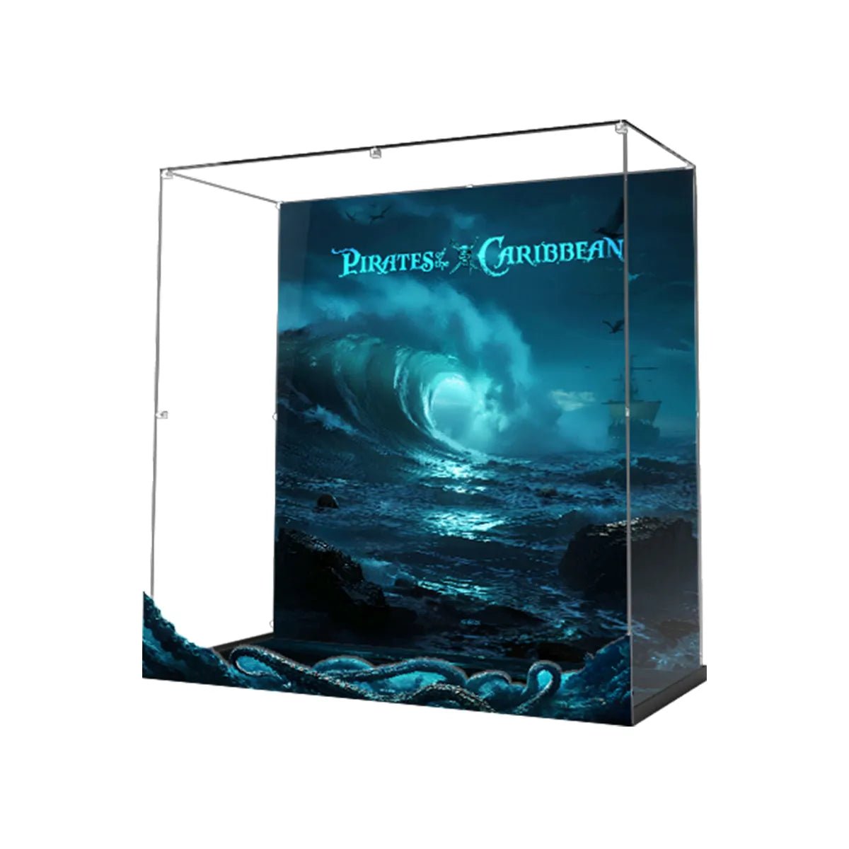 Acrylic Display Case Compatible with LEGO® Captain Jack Sparrow’s Pirate Ship 10365 - brickzonehub