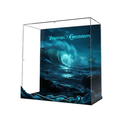 Acrylic Display Case Compatible with LEGO® Captain Jack Sparrow’s Pirate Ship 10365 - brickzonehub