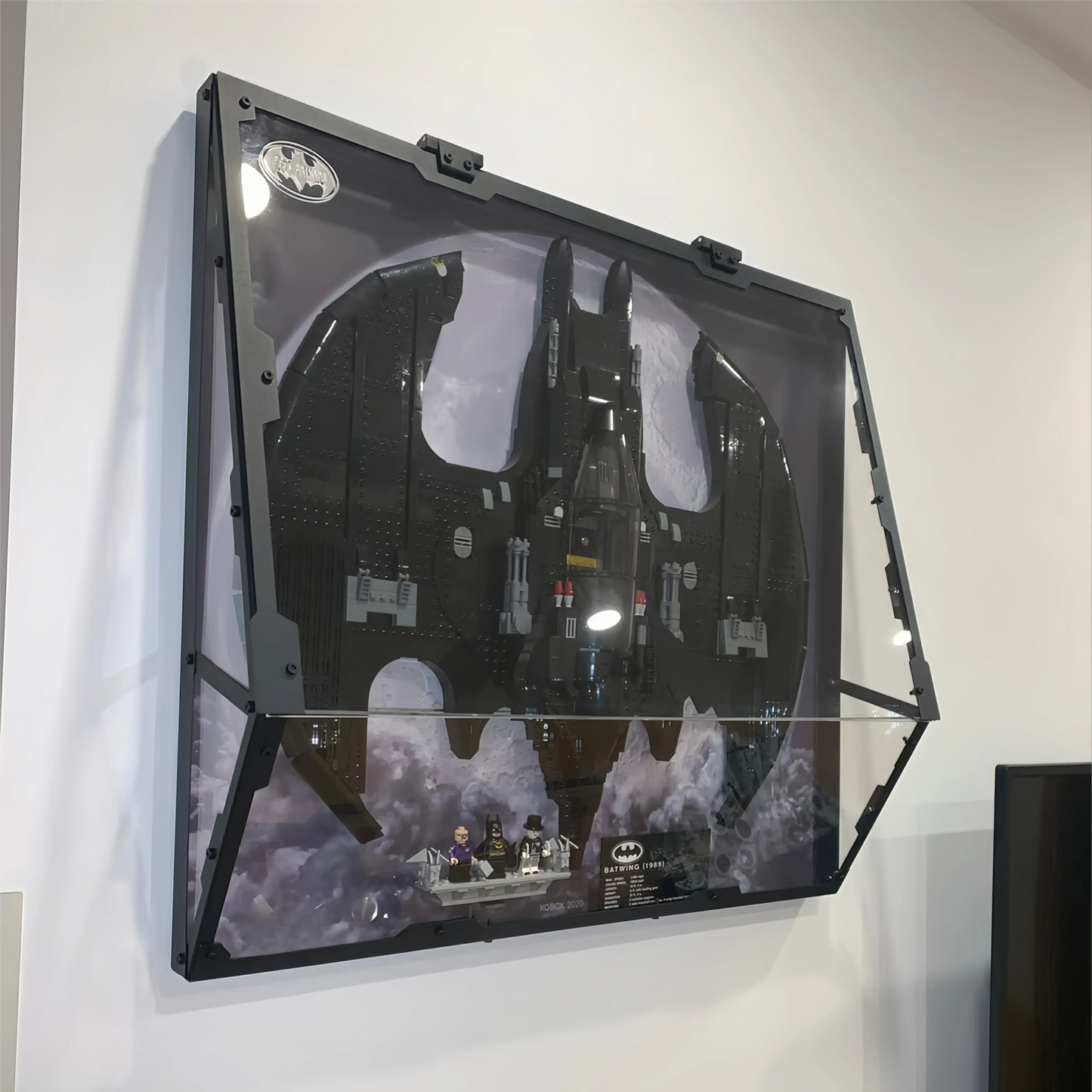 Acrylic Display Case Compatible with LEGO® DC Batwing 76161 - brickzonehub