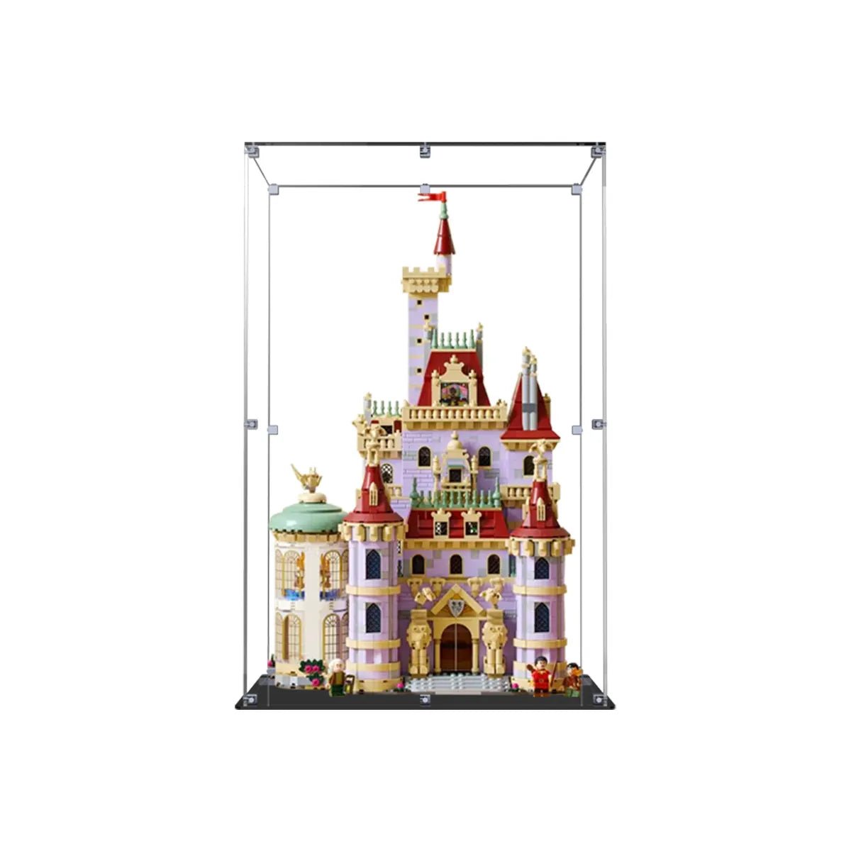 Acrylic Display Case Compatible with LEGO® Disney™ Beauty and the Beast Castle 43263 - brickzonehub