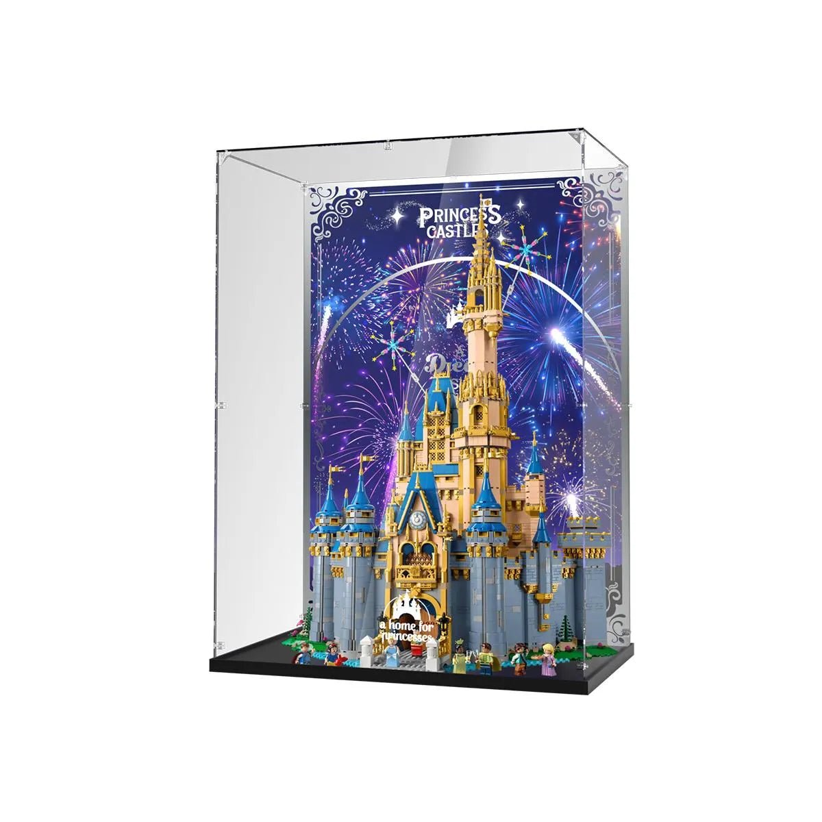 Acrylic Display Case Compatible with LEGO® Disney™ Castle 43222 - brickzonehub