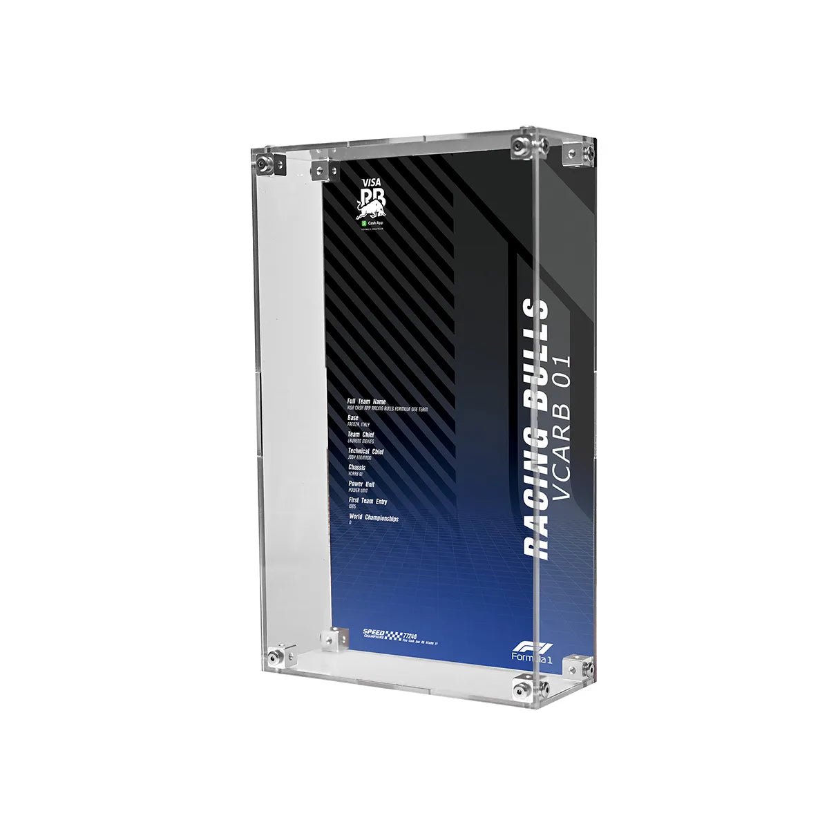 Acrylic Display Case Compatible with LEGO® F1, Supercars & Speed Champions (77242 - 77258) - brickzonehub