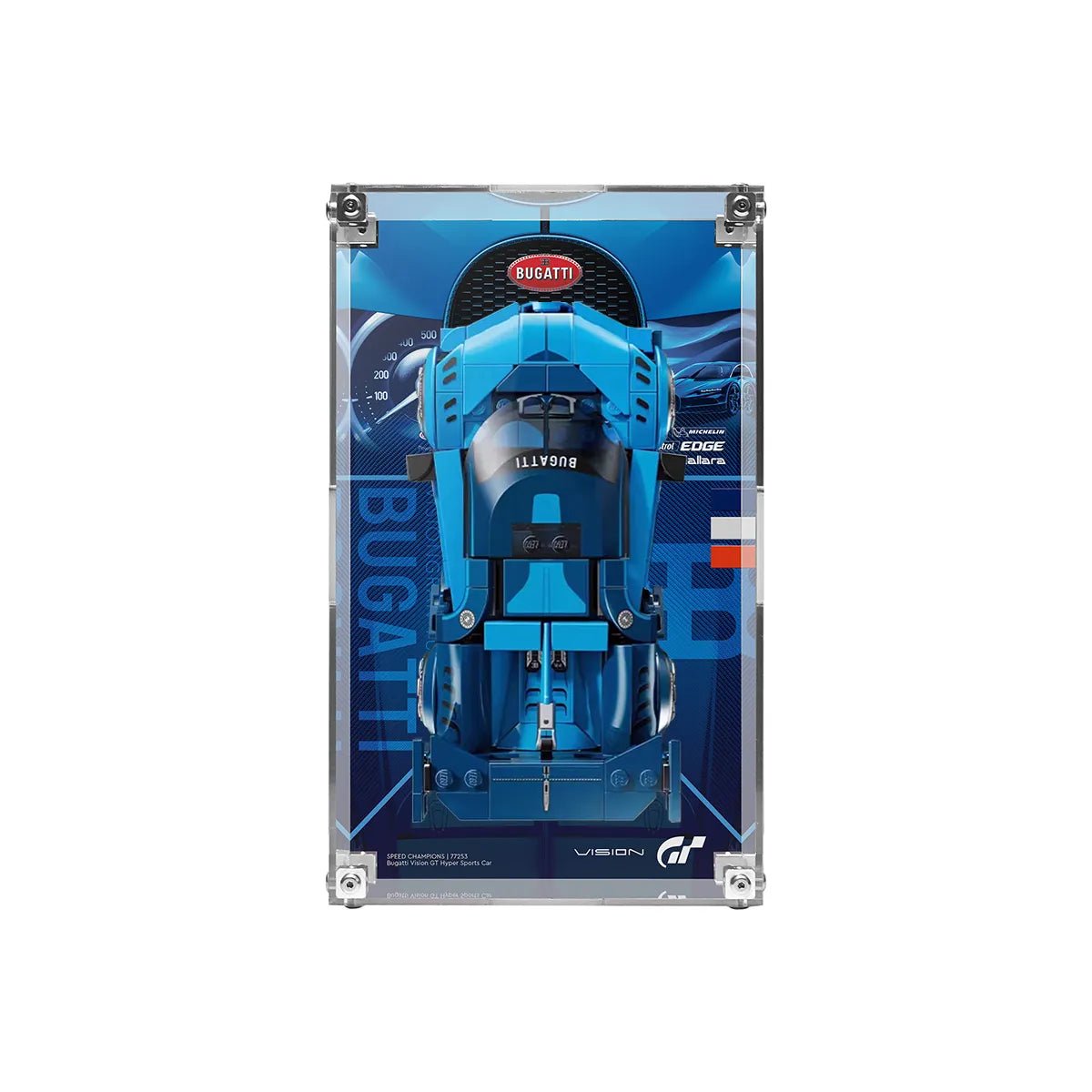 Acrylic Display Case Compatible with LEGO® F1, Supercars & Speed Champions (77242 - 77258) - brickzonehub