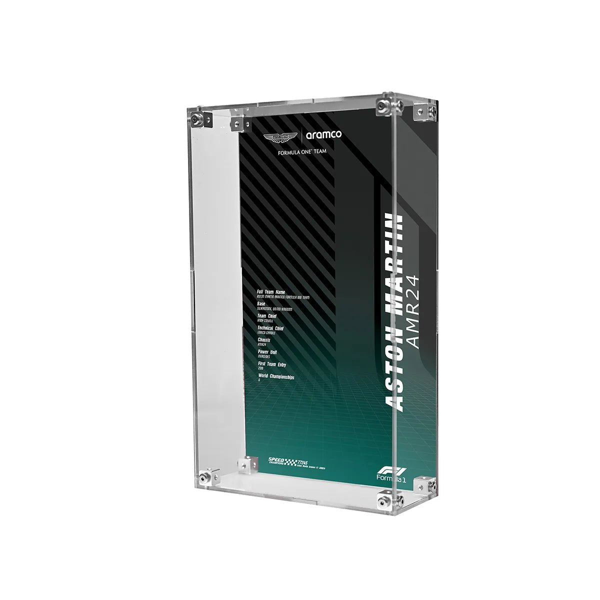 Acrylic Display Case Compatible with LEGO® F1, Supercars & Speed Champions (77242 - 77258) - brickzonehub