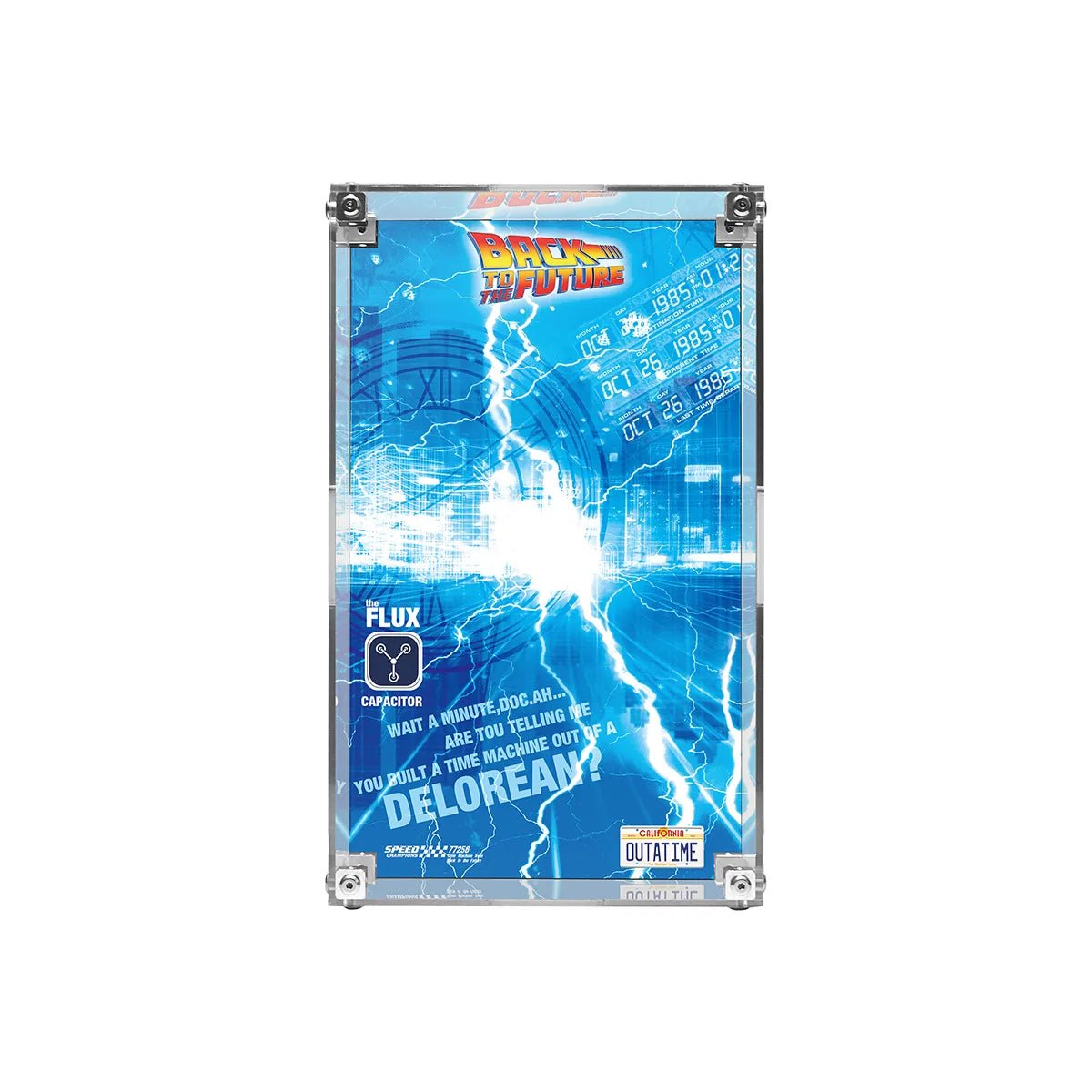 Acrylic Display Case Compatible with LEGO® F1, Supercars & Speed Champions (77242 - 77258) - brickzonehub