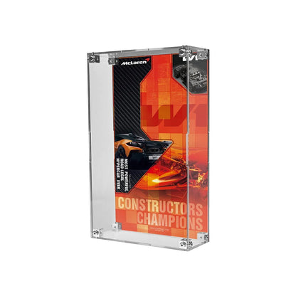 Acrylic Display Case Compatible with LEGO® F1, Supercars & Speed Champions (77242 - 77258) - brickzonehub