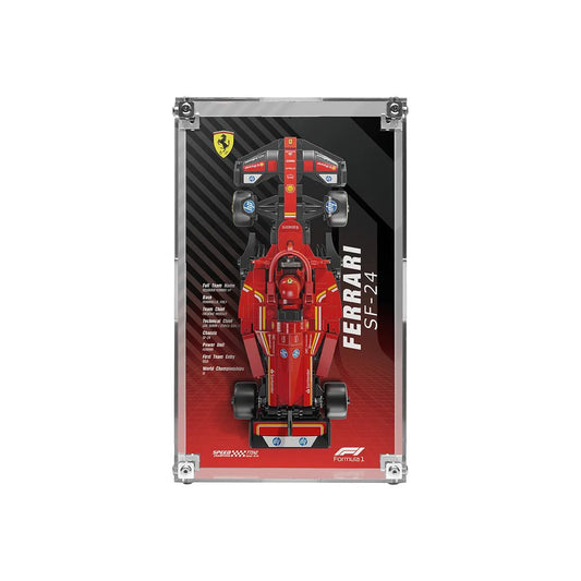 Acrylic Display Case Compatible with LEGO® F1, Supercars & Speed Champions (77242 - 77258) - brickzonehub