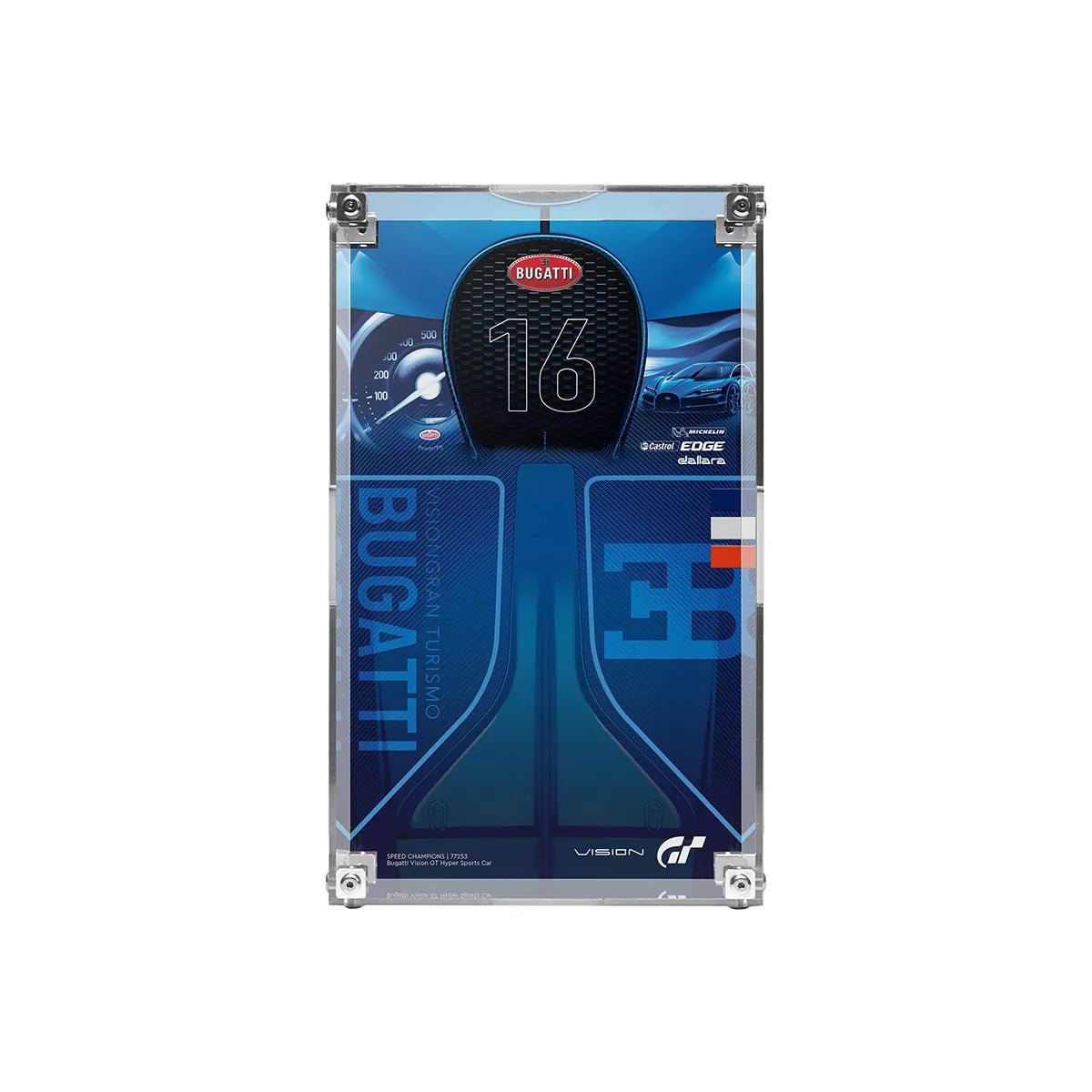 Acrylic Display Case Compatible with LEGO® F1, Supercars & Speed Champions (77242 - 77258) - brickzonehub