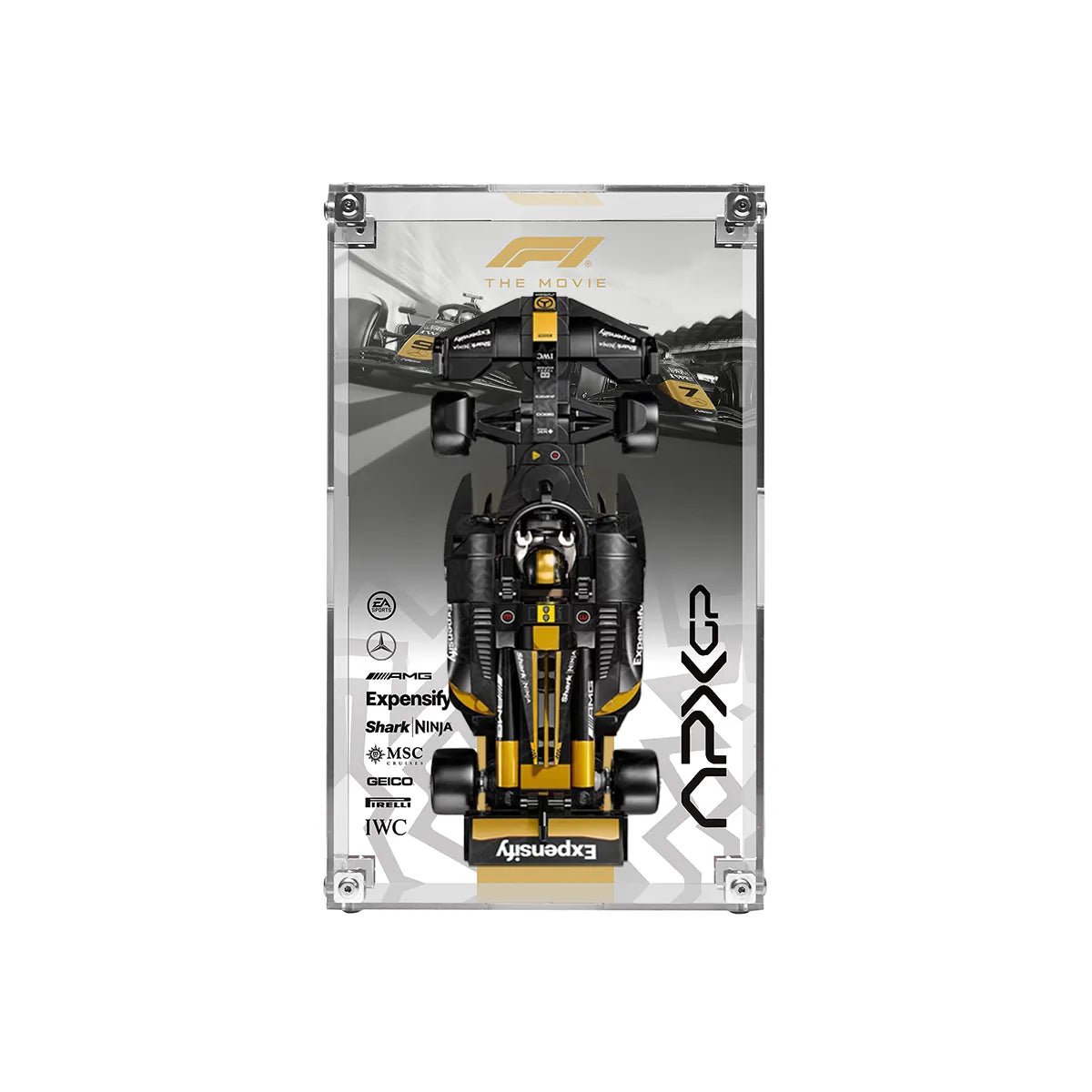Acrylic Display Case Compatible with LEGO® F1, Supercars & Speed Champions (77242 - 77258) - brickzonehub