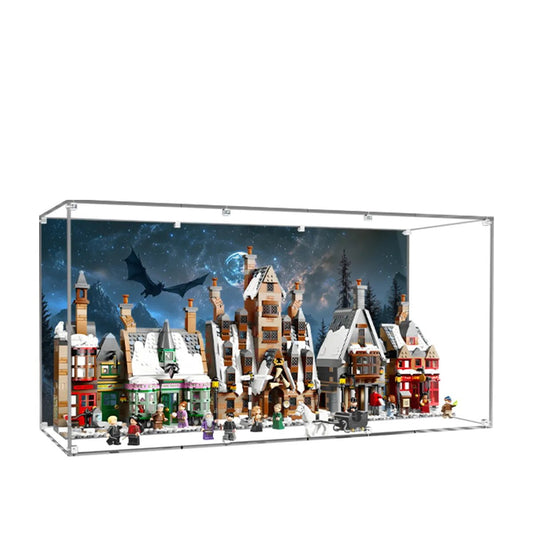 Acrylic Display Case Compatible with LEGO® Harry Potter™ Hogsmeade™ Village 76457 - brickzonehub