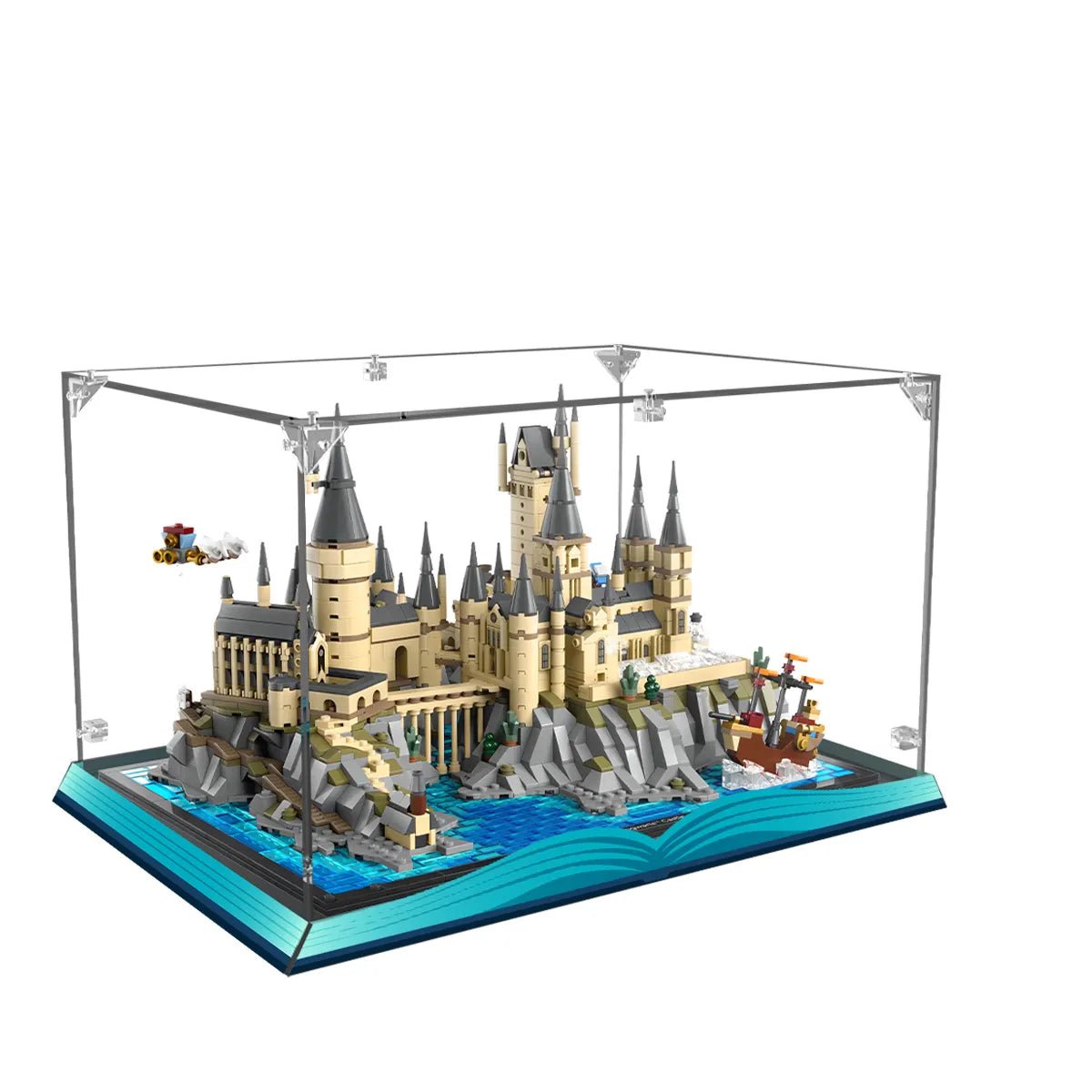 Acrylic Display Case Compatible with LEGO® Harry Potter™ Hogwarts™ Castle and Grounds 76419 - brickzonehub
