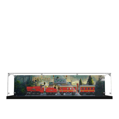 Acrylic Display Case Compatible with LEGO® Harry Potter™ Hogwarts Express ™ Train Set 76423 - brickzonehub