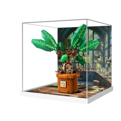 Acrylic Display Case Compatible with LEGO® Harry Potter™ Mandrake 76433 - brickzonehub