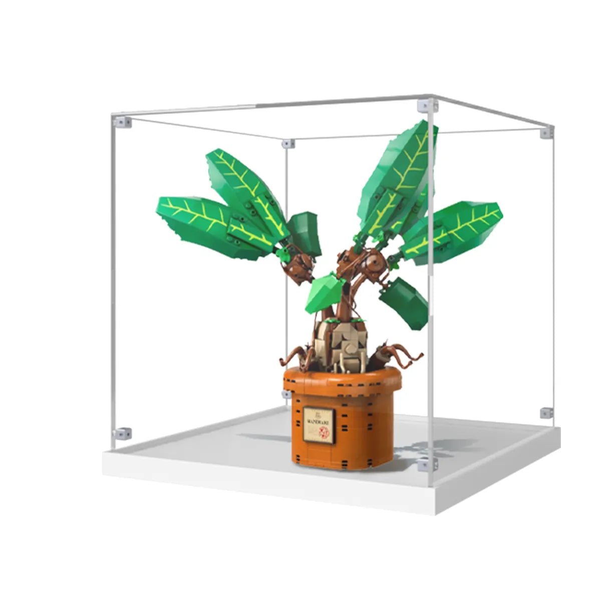 Acrylic Display Case Compatible with LEGO® Harry Potter™ Mandrake 76433 - brickzonehub