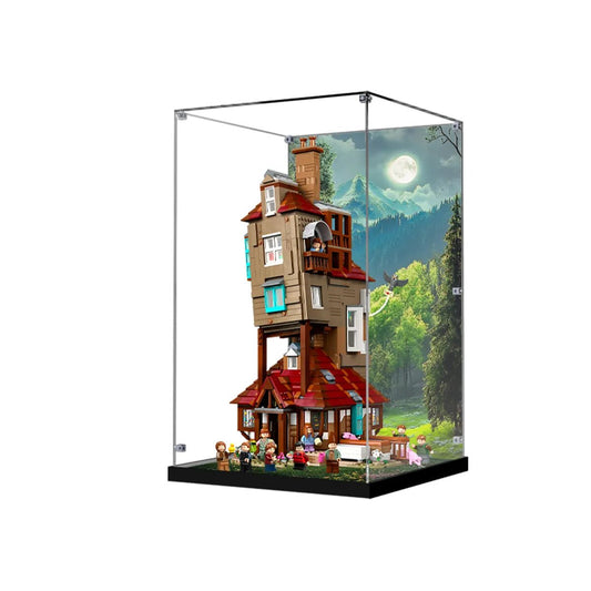 Acrylic Display Case Compatible with LEGO® Harry Potter™ The Burrow 76437 - brickzonehub