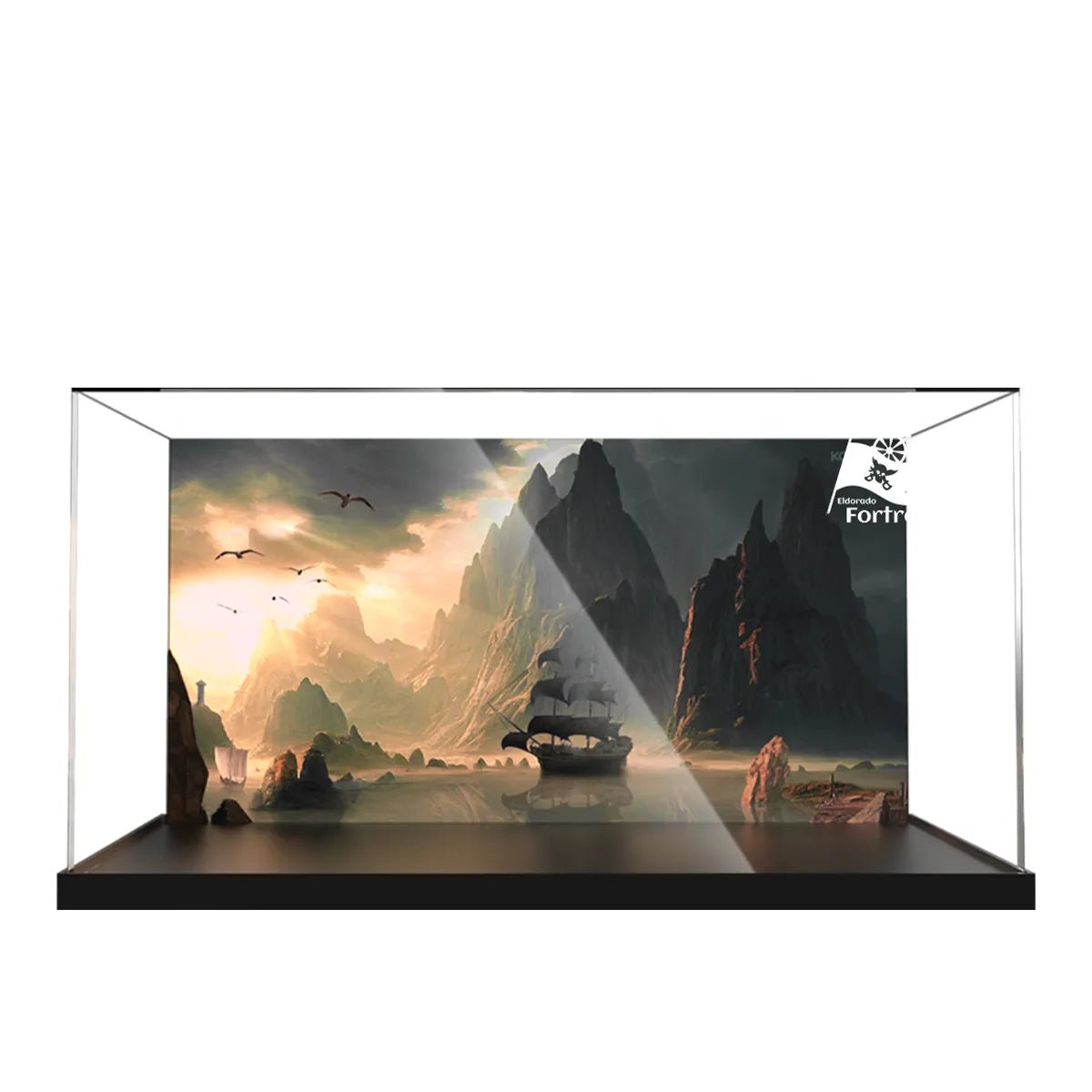 Acrylic Display Case Compatible with LEGO® Icons Eldorado Fortress 10320 - brickzonehub