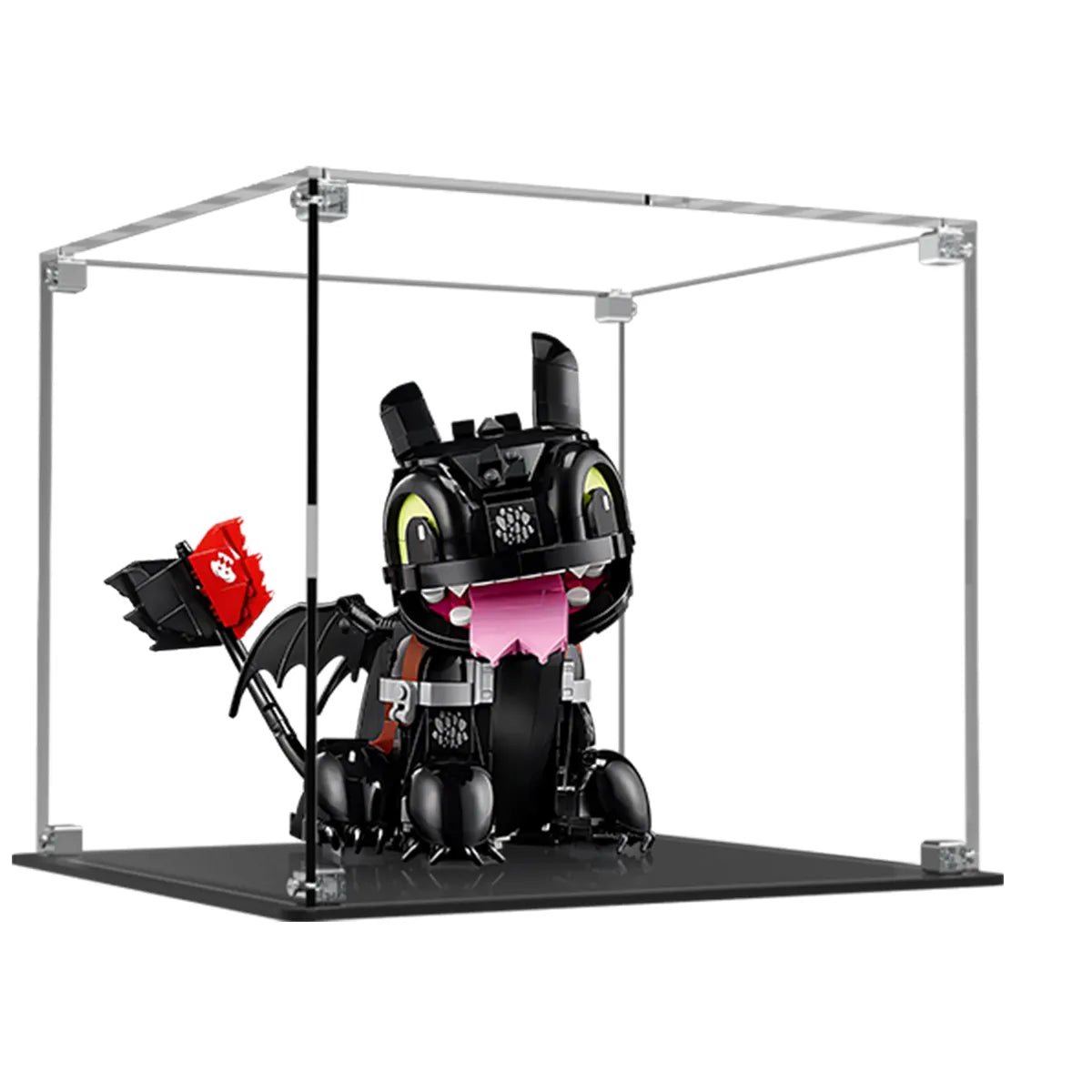 Acrylic Display Case Compatible with LEGO® Icons How to Train Your Dragon: Toothless 10375 - brickzonehub
