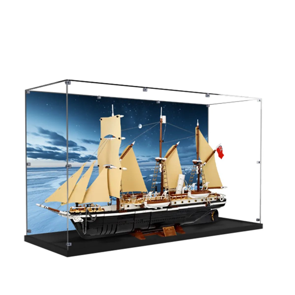 Acrylic Display Case Compatible with LEGO® Icons The Explorer Ship 10335 - brickzonehub