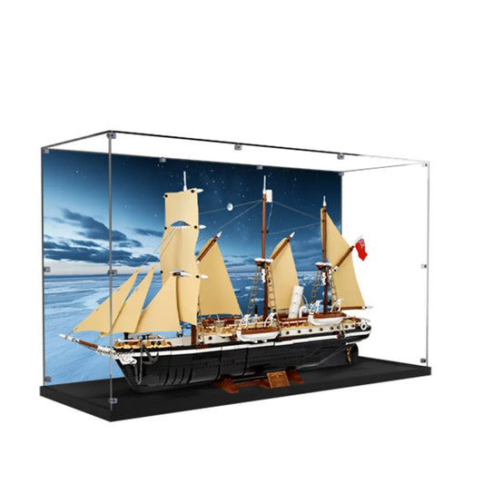 Acrylic Display Case Compatible with LEGO® Icons The Explorer Ship 10335 - brickzonehub