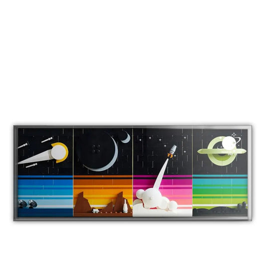 Acrylic Display Case Compatible with LEGO® Ideas Tales of the Space Age 21340 - brickzonehub