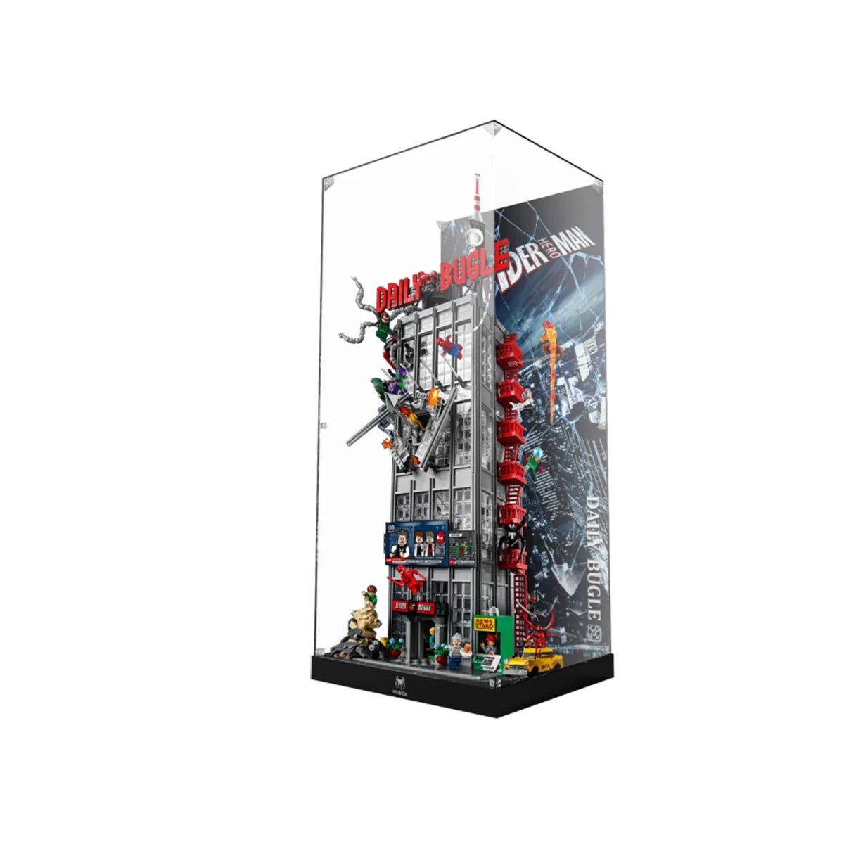 Acrylic Display Case Compatible with LEGO® Marvel Daily Bugle 76178 - brickzonehub