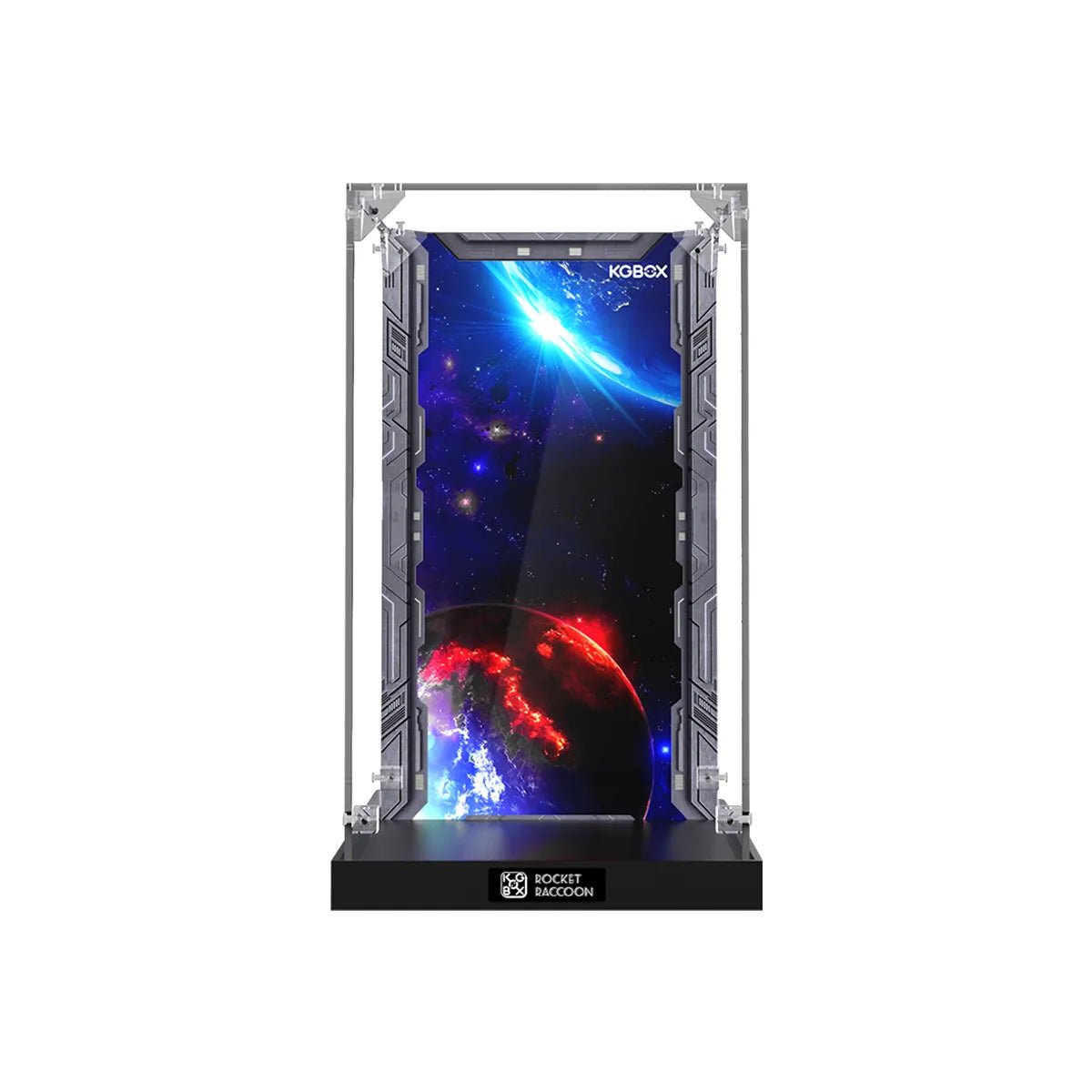 Acrylic Display Case Compatible with LEGO® Marvel Rocket & Baby Groot 76282 - brickzonehub