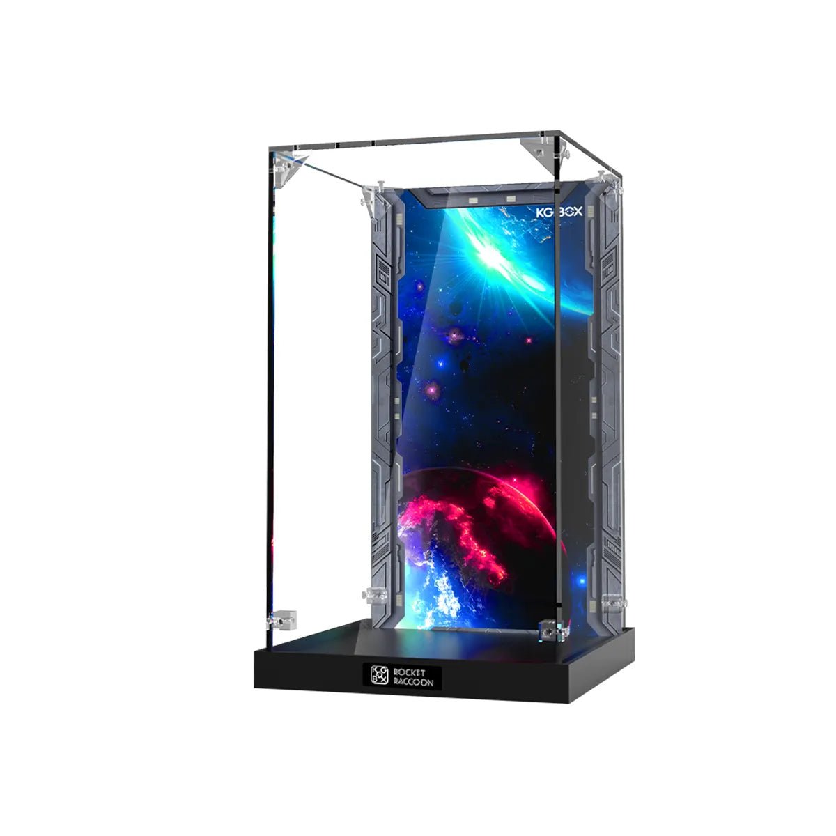 Acrylic Display Case Compatible with LEGO® Marvel Rocket & Baby Groot 76282 - brickzonehub