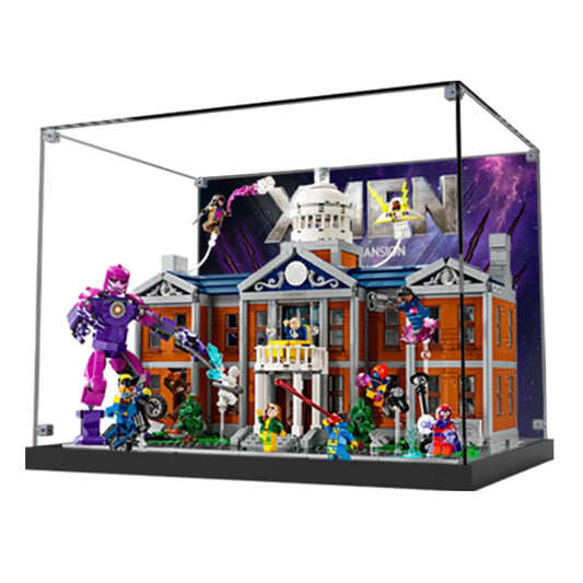 Acrylic Display Case Compatible with LEGO® Marvel X - Men: The X - Mansion 76294 - brickzonehub