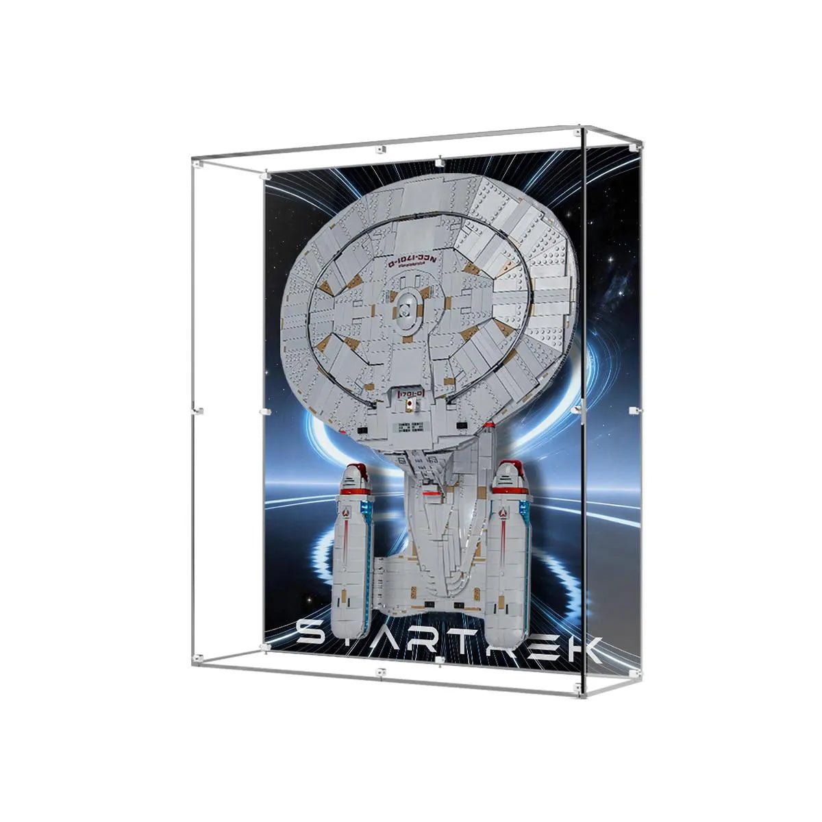 Acrylic Display Case Compatible with LEGO® Star Trek: U.S.S. Enterprise NCC - 1701 - D™ 10356 - brickzonehub
